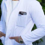 détail poches Blouse 2.0 col officier homme